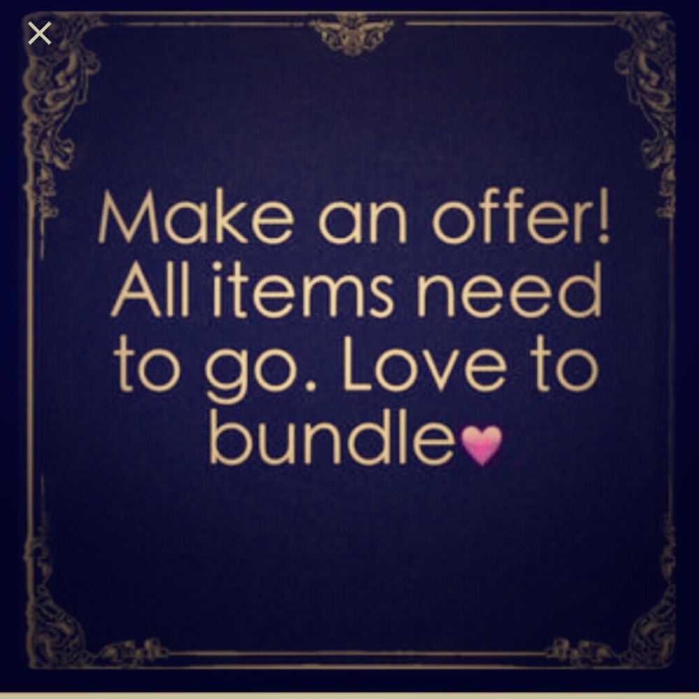 open to all offers!